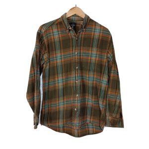 Fiery Red Frilled Trim Button Up Pleated Long Sleeve Shirt